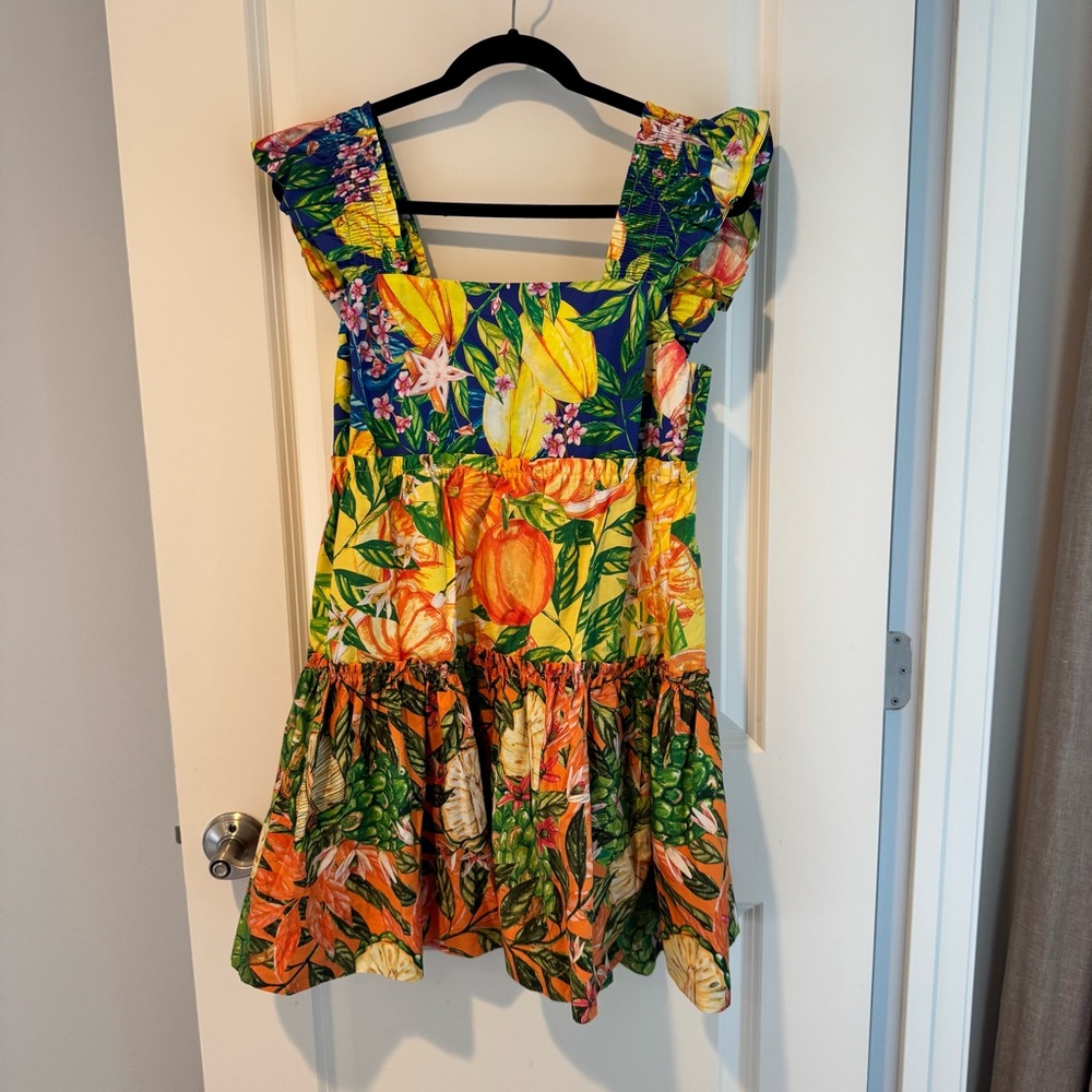 NWT Farm Rio Caipirinha Tiered Mini Dress | M - Picture 3 of 8